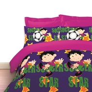 Bộ chăn ga áo gối cotton Rich NV Cheerful bé trai 1m4x2m 1m6x2m 1m8x2m +30cm