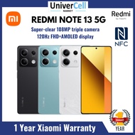 Redmi Note 13 5G (NFC) | Redmi Note 13 4G | Redmi Note 11 4G | Local Set 1 Year Xiaomi Warranty | 33W Pro Fast Charging