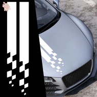 Universal Racing Stripe Vinyl Sticker Car Hood, Automatic DIY Decorative Sticker Body Side, Mirror Body Riding Stripe Sticker Plastic Bumper Sticker