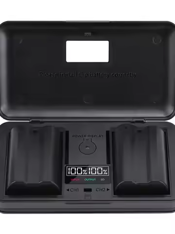 2500mAh EN-EL15C EL15C EN EL15 Battery + Battery Charger Case for Nikon Z5, Z6, Z6 II, Z7, Z7II D780