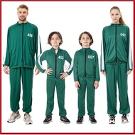Adult Squid Game Costume Family Parent-child Squid Game NO.456 067 Printed Complete Tracksuit Set Ja
