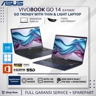 TERMURAH Asus VivoBook E410KA Intel Celeron N4500 4GB 1TB + 64GB EMMC 14.0"FHD Numpad Windows 11 LAP