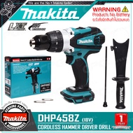 MAKITA สว่าน สว่านกระแทก ไร้สาย 13mm. (1/2 นิ้ว) 18V  รุ่น DHP458Z ++เฉพาะตัวเครื่อง ไม่รวมแบตเตอรี่++