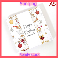 SQ Stationery [Flash Sale] 30pcs/pack Merry Christmas Greeting Card Gift Cards For New Year Blank Paper Cards Christmas Invitation Cards for Guest