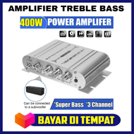 HiFi Stereo Amplifier Treble Bass Booster / Amplifier Power Speaker Subwoofer Super Bass Full Bass M