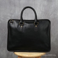 Fashion Niche Handbag Business GS Retro Men's New Style Computer Bag Briefcase Y02H