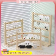 Solid Wood Jewellery Display Rack  Desktop Necklace Keychain Storage Rack Stall Display Rack with Ho
