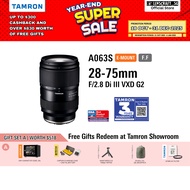 Tamron 28-75mm F2.8 Di III VXD G2 Lens For Sony E [A063S] / Nikon Z [A063Z]