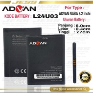 Baterai Battery Original ADVAN Nasa 5202 5.2 Inchi L24U03 Vandroid