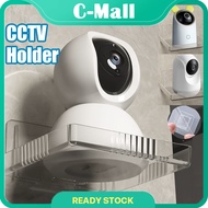 C-MALL Monitor Holder Camera Stand CCTV Holder Rack Self-Adhesive Free Punching Monitor Stand Camera