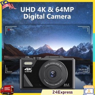 【READY】5K Flip Digital Camera Wifi 64MP 18X Vlogging Camera 5K 180° Flip Screen Selfile Vedio Camera