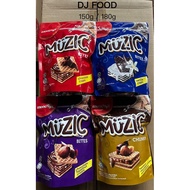 (Unit) Munchy’s Muzic Wafer Bites 150g / 180g Chocclate / Vanilla / Chocolate Hazelnut / Hazelnut Ch