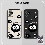 Phone Case for SAMSUNG A06 / A06 5G Lovely BLACK BALL Charcoal Pattern