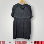 Unbrand Grey Men's Sports T-Shirt Size L (85x55)cm