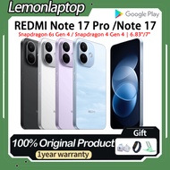 REDMI Note 17 Pro Snapdragon 6s Gen 4 REDMI Note 17 Snapdragon 4 Gen 4 6.83"/7" 9000/800 mAh 67/45W 
