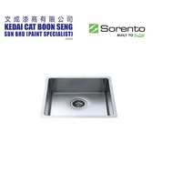 SORENTO SRTKS7020 Undermount Stainless Steel 304 Kitchen Sink Single Bowl Combo Set c/w Kitchen Fauc
