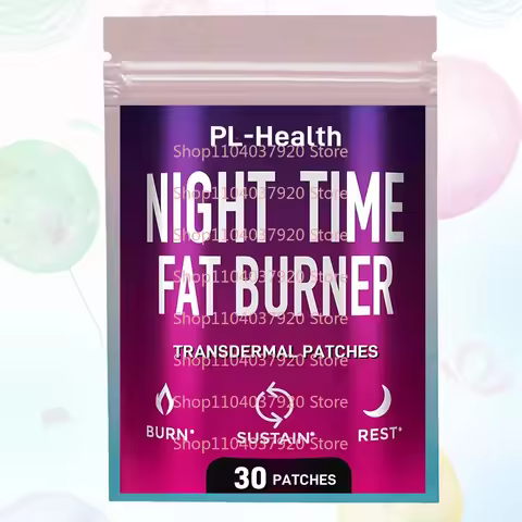 30 Patches Night Time Fat Burner Transdermal Patches For Men and Women Appetite Suppressant, Belly F