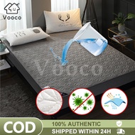 Vooco waterproof Mattress Protector Topper Queen/King/Single Mattress Protector Cover Fitted Bedshee