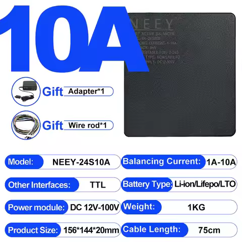 4TH NEEY 4A 8A 10A 15A Smart Active Balancer 3S 4S 5S 6S 8S 14S 16S 20S 24S Lifepo4 Li-ion LTO Batte