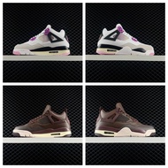 Air Jorden 4 Retro "Comic" Comic AJ4 aj4 Joe 4 White Black Purple Basketball Shoes DWVF