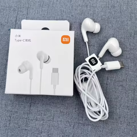 Original Xiaomi Mi Gaming Music Type C Wired Headphones In Ear Headset Sports Earphones with Mic for