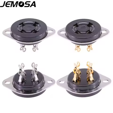 4Pins Tube Socket U4A Ceramic Tube Socket Valve Base GZS4-F For 2A3 300B 811 274A 572B Vacuum Tube A