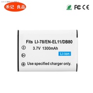 Nikon Coolpix S01 S02 S550 S560 S660 digital camera battery Li-78IEN-EL11DB80 3.7V 1300mAh Li-ion ba