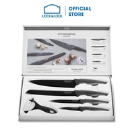 [HCM]Bộ dao làm bếp phủ sứ 5 món/6 món Lock & lock