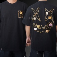 Ricky Is Clown Moody Pineapple Black Tee Original Ricky Is Clown Authentic T-Shirt/