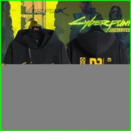 YB1 Cyberpunk 2077 Edgerunners hooded short sleeves T-shirt Loose casual hoodie summer cosplay cloth