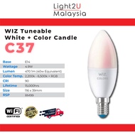 Philips WiZ Tuneable White + Color Candle C37 E14 Bulb (2200K - 6500K) - Light Bulb/Mentol Lampu/灯泡