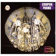 Crystal Lampu Siling Light Bunga Surface Ceiling Light