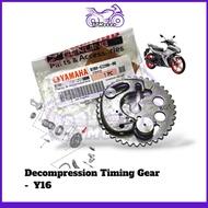 ORIGINAL YAMAHA Y16 Y16ZR CAM GEAR TIMING GEAR 38T DECOMPRESSER ASSY  B3M-E2280-00