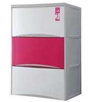 大詠 HOUSE 福氣高昇 三層收納櫃 三色 抽屜櫃/玩具箱 TWFU03