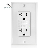 GFCI Outlet 20A, GFI Electrical Receptacle with LED Indicator, 20A Tamper-Resistant Ground Fault Cir