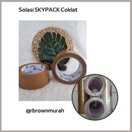 Rbrownmurah SKYPACK Chocolate Duct Tape UK 4.5cm X 80y/chocolate Insulation/Star Tape Chocolate Duct