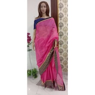 Saree / Sill Cotton Saree / Jari Work Weaving Saree / Chanderi Cotton Design Saree / Kain Saree Indi