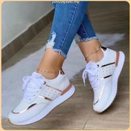 Ready stock kasut sukan perempuan sport wanita hitam putih plus size 35-43 2023 new fashion breathab