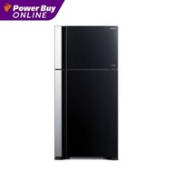 HITACHI ตู้เย็น 2 ประตู 19.4 คิว Inverter (สี Glass Black) รุ่น R-VG550PDX GBK As the Picture One