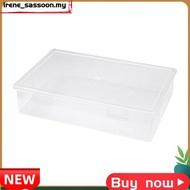 Plastic File Organizer Transparent Square Storage Box Storage Box File Storage Box S