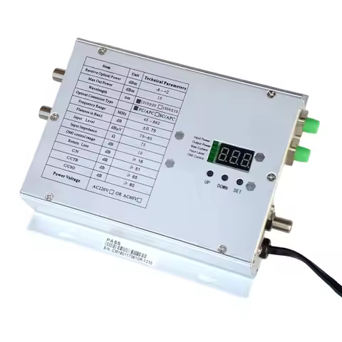 1310nm 1550nm Cable TV Optical Transmitter Supply Optical Power 6db RF to Fiber Optical Fiber Relay 