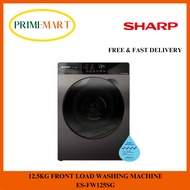 SHARP ES-FW125SG 12.5KG FRONT LOAD WASHING MACHINE - 2 YEARS SHARP WARRANTY + FREE DELIVERY