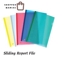 A4 Color Sliding Bar Report File | Report Cover File | 抽杆文件夹