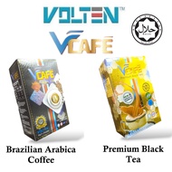 ORIGINAL VOLTEN VCAFE BRAZILIAN ARABICA COFFEE KOPI VOLTEN | BLACK TEA ORIGINAL 20 SACHETS