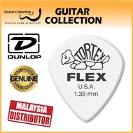 Jim Dunlop 466P135 Tortex Flex Jazz III XL Guitar Picks | 1.35mm (12 pcs/pack)
