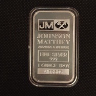 JOHN MATTHEY 1 oz Silver Bar