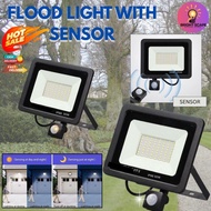 📢 Harga Termurah📢 flood light murah 20W 30W 50W PIR motion sensor led flood light 1p65 waterproof sp