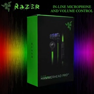 【ร้านค้าในพื้นที】แท้จริง Razer Hammerhead Pro V2 Earphone 3.5mm Wired In Ear Gaming Headset With Mic