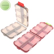 strongaroetrtn Pill Organizer Mini Storage Weekly Tablet Container Sealed Travel Medicine Box sg