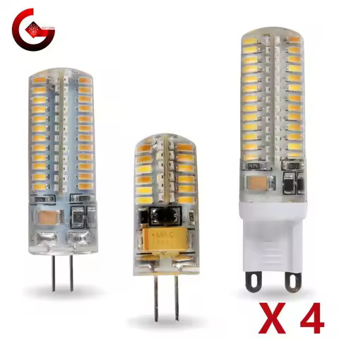 4pcs/lot LED G4 G9 12V 220V AC DC 1w 2w 3w 4w 5w 6w Replace 40w 60w Halogen Lamp Light 360 Beam Angl